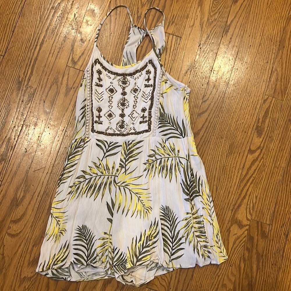 Altar’d state palm tree and gold romper